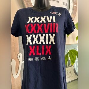 Patriots football woman’s tee